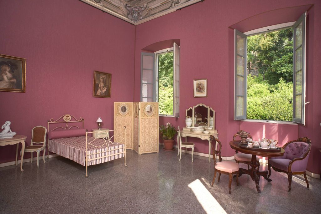 La camera di Carlotta di Villa Carlotta