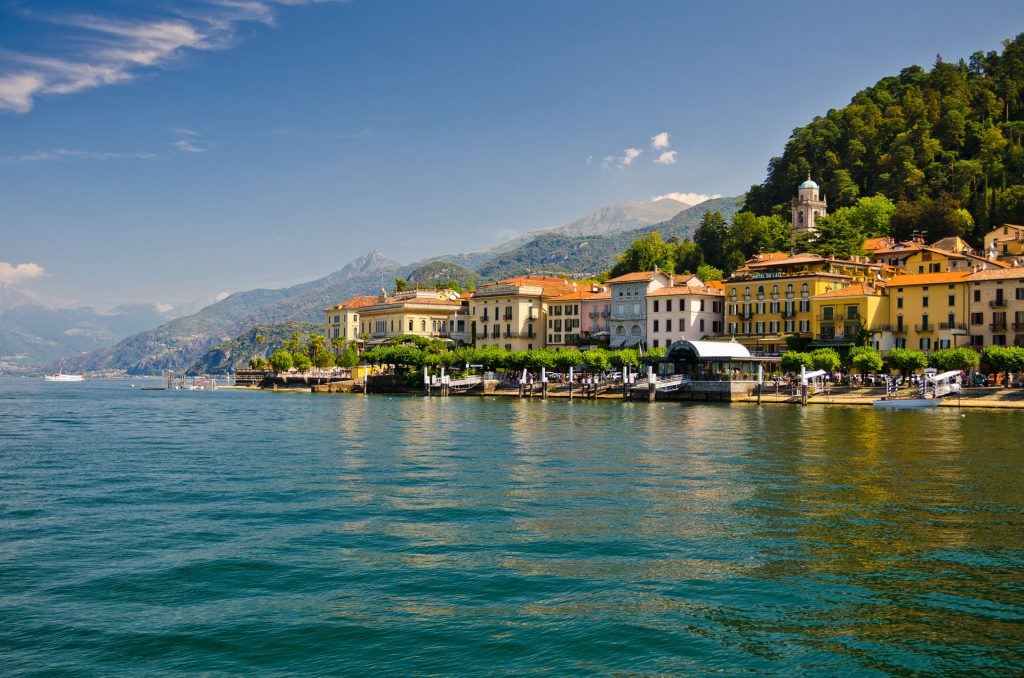 Vista di Bellagio, sul lago di Como